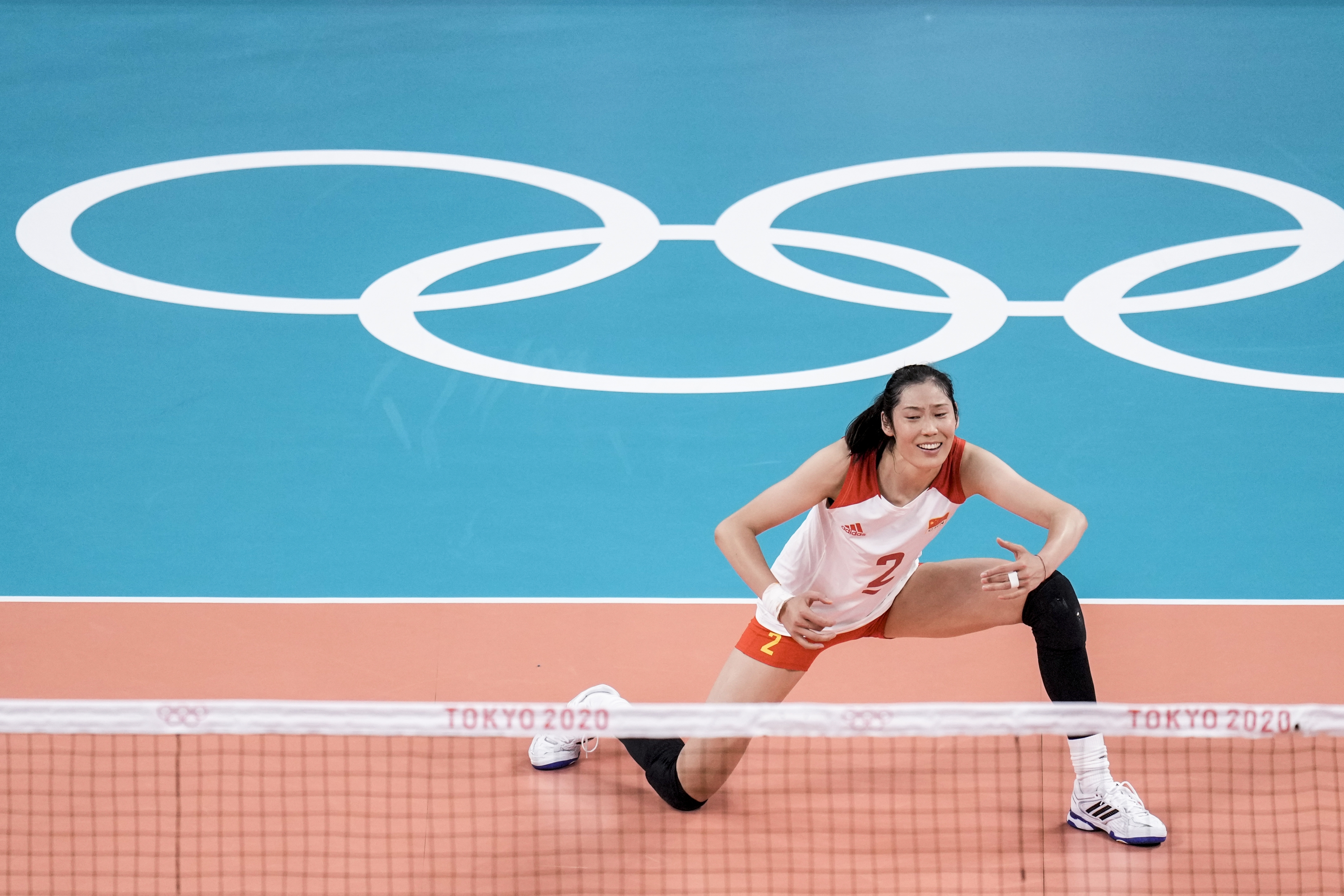 La jugadora de voleibol de China quedó en tercer lugar