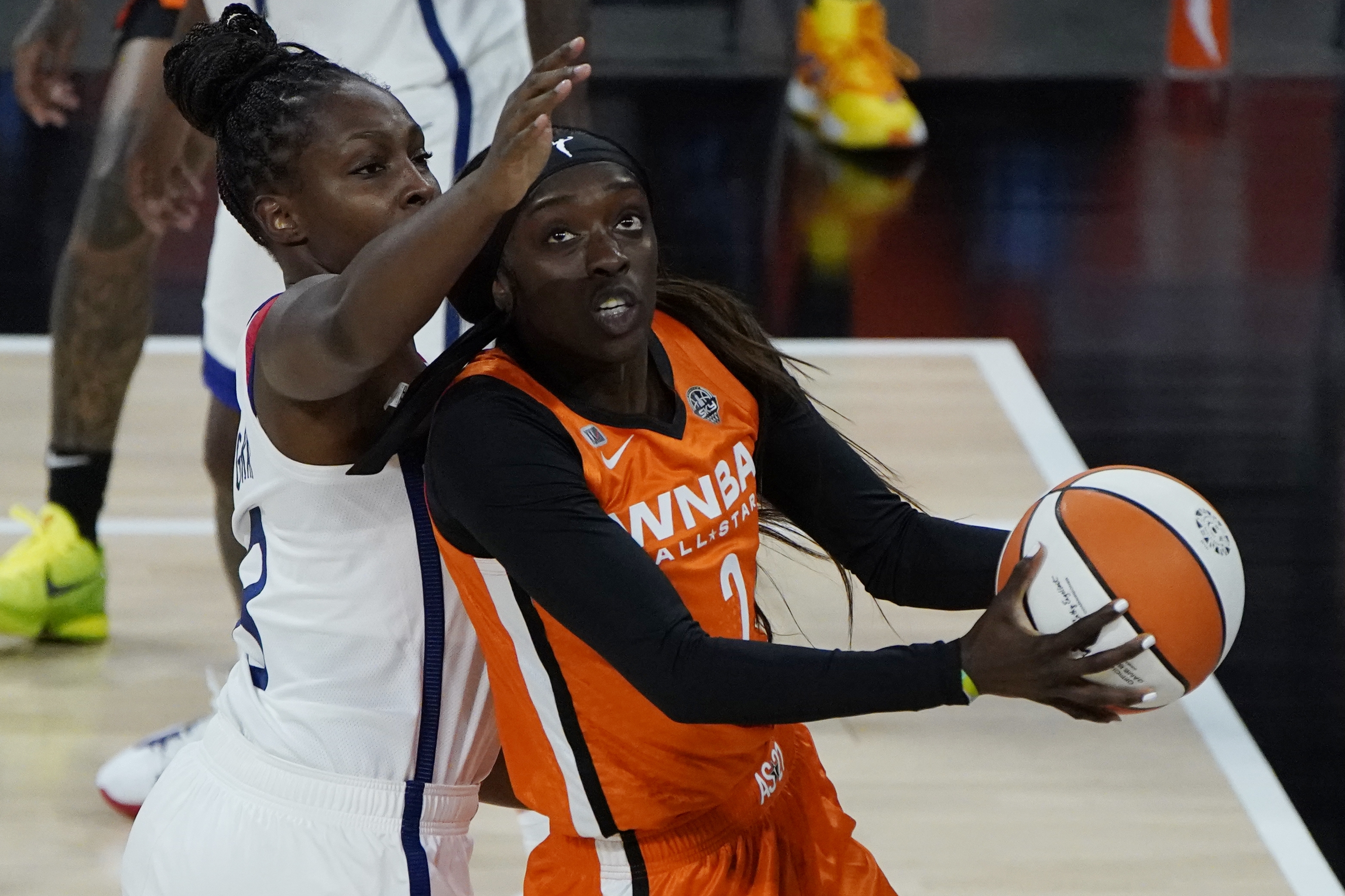 Arike Ogunbowale leads WNBA All-Stars past Team USA with MVP performance -  The Boston Globe