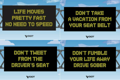 Brain science + wit = safer driving: Goal behind Virginia highway digital message boards