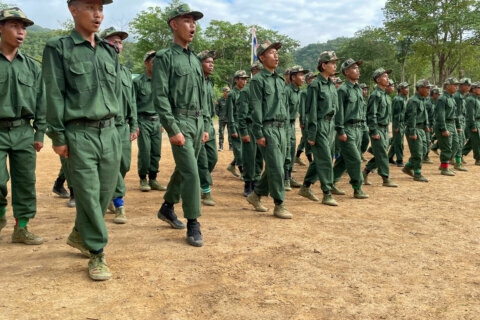 Inside the Myanmar camp where rebels train to fight for freedom from the junta