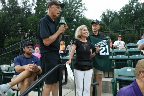 Big Train baseball honors Montgomery Co.’s Morella with community hero award