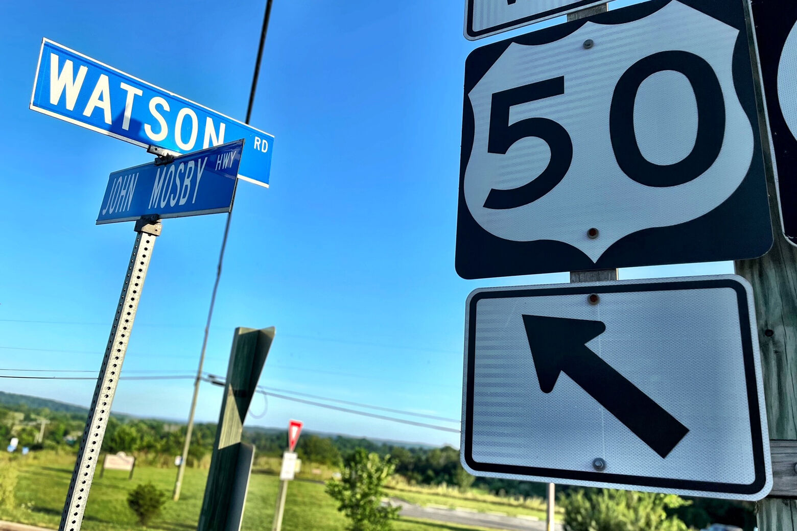 U.S. 50 has been known as John Mosby Highway