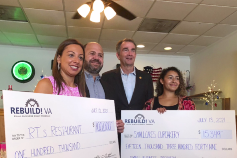 Va.’s governor surprises struggling business owners with checks
