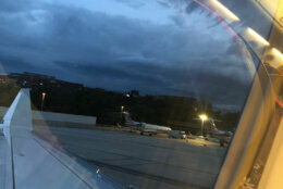 <p>D.C. resident Lindsay Hoskins was on the tarmac at Reagan National on Thursday during the tornado warning.</p>
