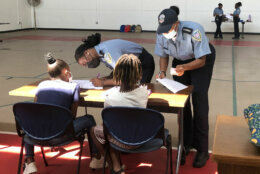 D.C. police hosted the "Think Like a Queen" back-to-school luncheon. (WTOP/Kristi King)