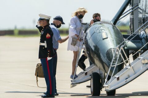 Jill  Biden wears medical boot after foot injury in Hawaii