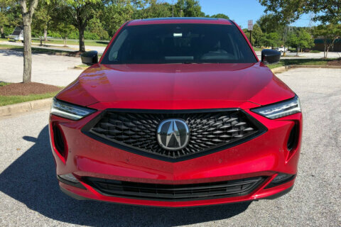 Exterior of the Acura MDX.