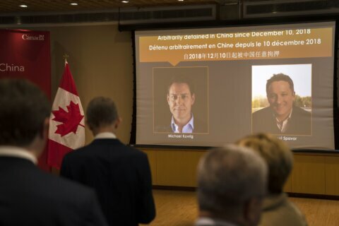 US supports 2 Canadians marking 1,000th day in Chinese cells