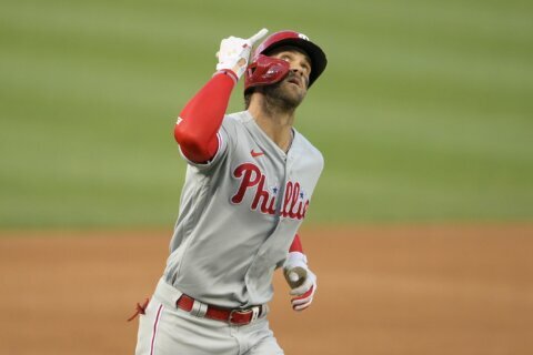 Harper homers, Phillies beat Nats 7-4 for 4th straight win