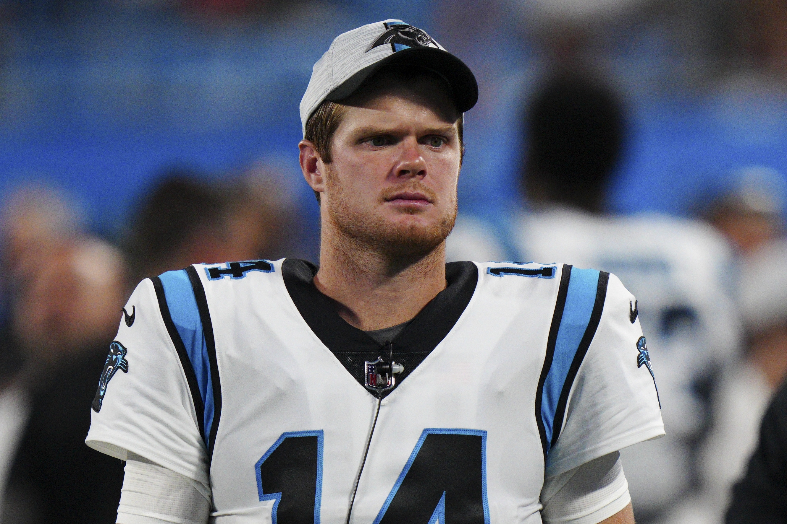 Carolina Panthers: Sam Darnold looks at home with Joe Brady