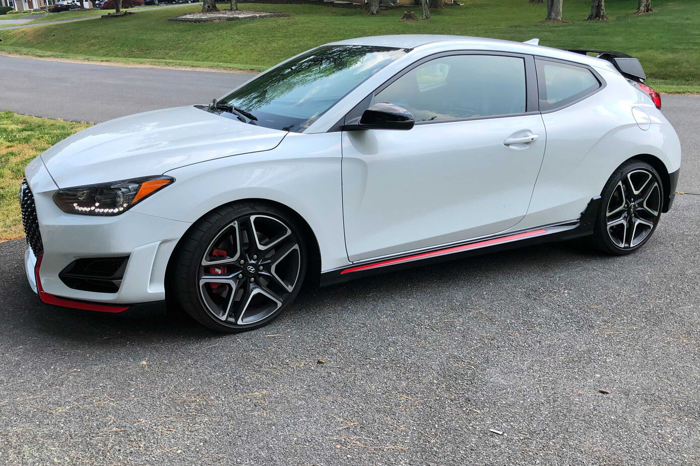 Exterior of the 2021 Hyundai 275hp Veloster N.