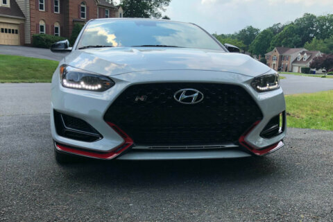 Exterior of the 2021 Hyundai 275hp Veloster N.