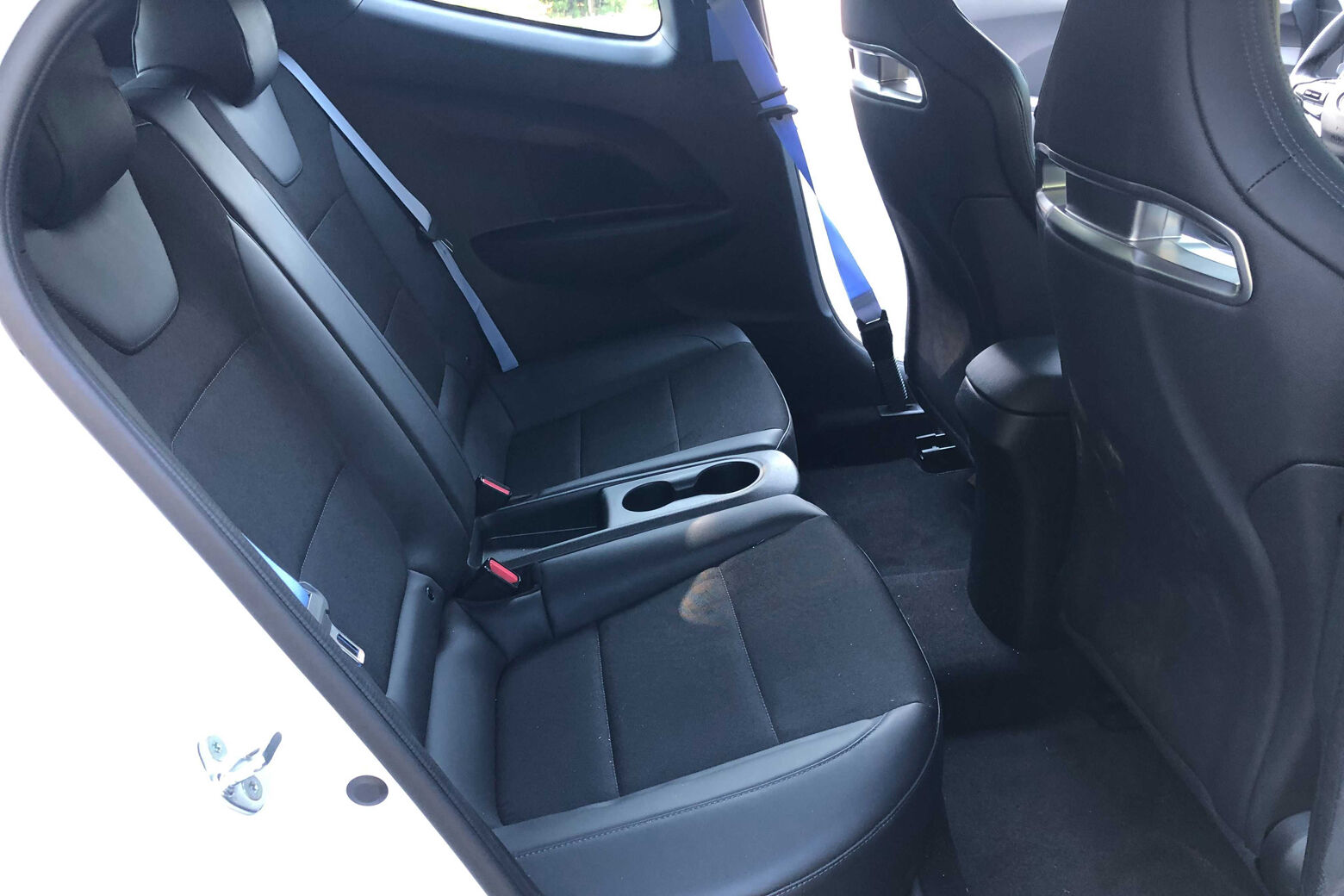 Interior of the 2021 Hyundai 275hp Veloster N.