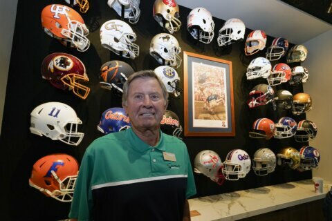 Spurrier uses memorabilia to create one-of-a-kind restaurant