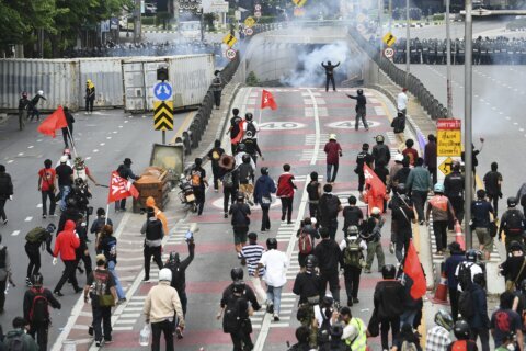 Thai police fire tear gas at protest over COVID response