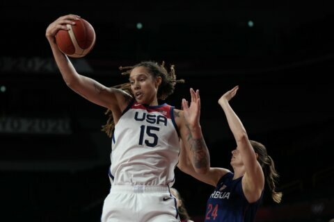 Griner leads US to gold medal game with 79-59 win vs Serbia