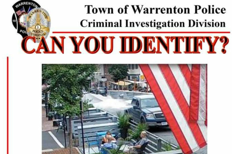 Warrenton police arrest person who sprayed diners with fire