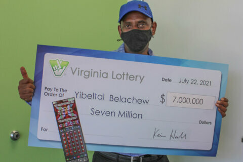 Woodbridge man $7M richer after buying scratch-off Virginia Lottery ticket