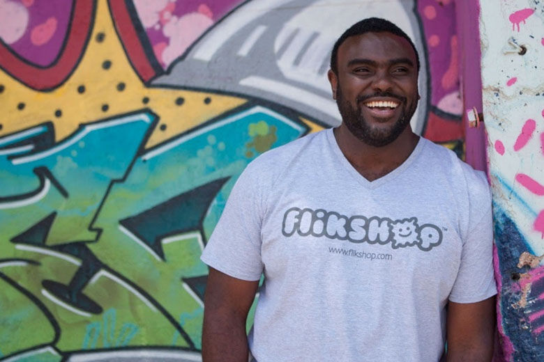 Marcus Bullock, a D.C.-area native and entepreneur, launched Flikshop after serving a prison sentence and finding that daily messages from his mother gave him hope of a better future. (Courtesy Flikshop)