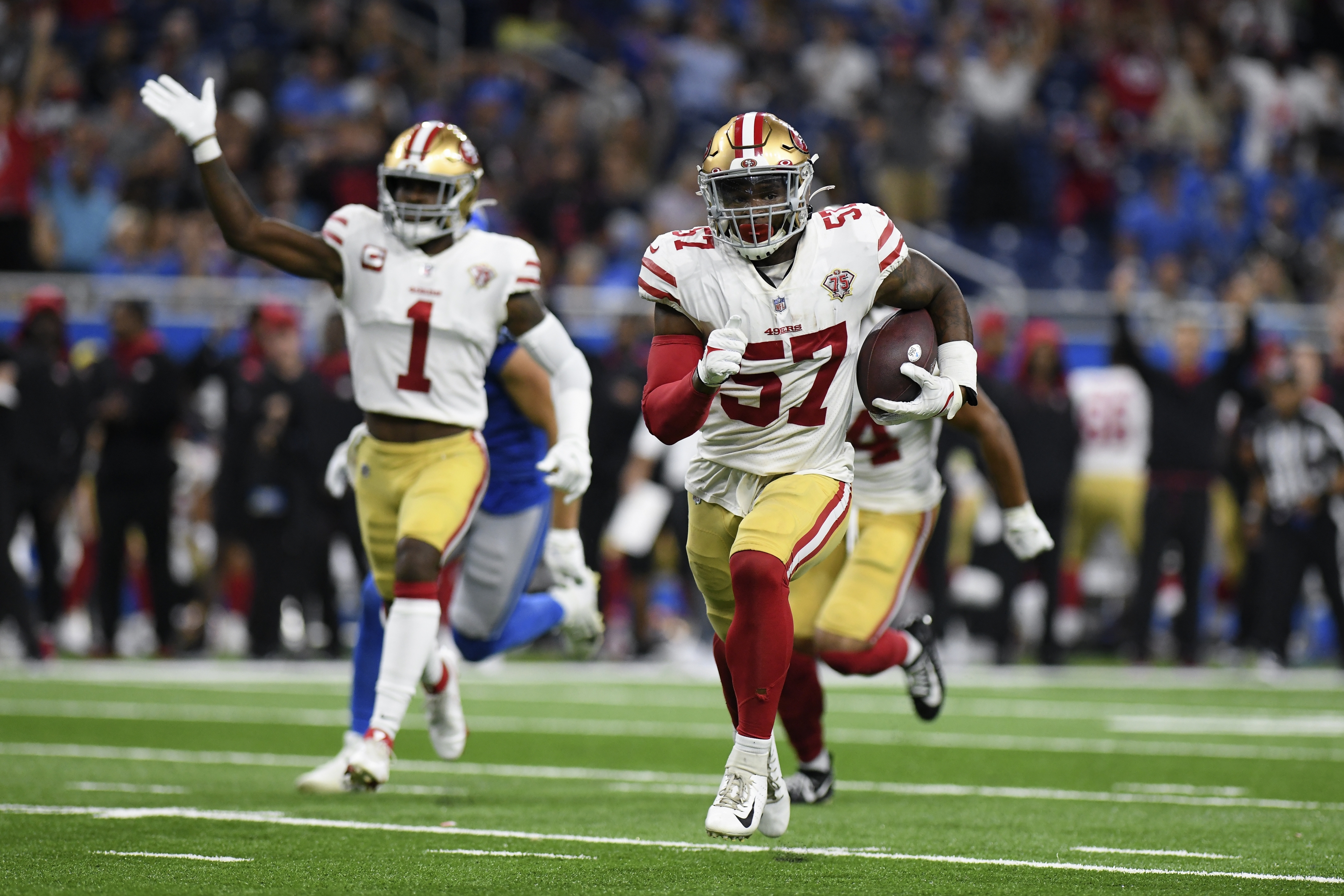 49ers' Dre Greenlaw, Fred Warner fuel NFL's best defense after