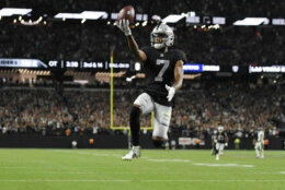 <p><b><i>Ravens 27<br />
Raiders 33 (OT)</i></b></p>
<p>Derek Carr had 24 game-winning drives in the 4th quarter or OT. John Harbaugh&#8217;s Ravens were 81-0 when leading by 14 or more points. Something had to give in a memorable Monday nighter in Las Vegas &#8212; and it was <a href="https://twitter.com/ESPNStatsInfo/status/1437495098284068866?s=20">Baltimore&#8217;s dominance in season openers</a>.</p>
