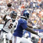 Teddy Bridgewater throws 2 TDs, Broncos pound Giants 27-13