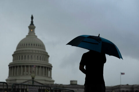 Possible showers could make for a wet weekend in DC area