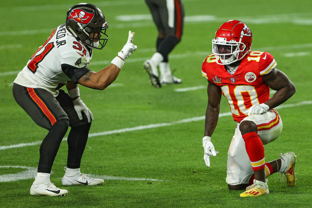 <p><strong>The crackdown on taunting</strong></p>
<p>The No Fun League strikes again.</p>
<p>Easily one of my favorite things to watch during the 2020 season was the on-field tete-a-tete between Tyreek Hill and Antoine Winfield Jr. An otherwise boring Super Bowl was lively because Winfield got payback for <a href="https://www.youtube.com/watch?v=gCo1et8ZilQ" target="_blank" rel="noopener">Hill&#8217;s deuces on his way to the end zone</a> in the first meeting between the Chiefs and Bucs. Winfield got flagged for his; Hill did not.</p>
<p>This year, both deuces are 15-yard penalties.</p>
<p>As usual, the NFL has imagined a problem that isn&#8217;t there. In 2020, there were only 10 taunting penalties. Predictably, this was called inconsistently throughout the preseason and few flags were less warranted than this madness:</p>
<blockquote class="twitter-tweet">
<p dir="ltr" lang="en">Taunting is a huge emphasis by the referees this season. Benny LeMay with great effort. However, he was flagged for taunting after the pay.</p>
<p><a href="https://twitter.com/hashtag/Panthers?src=hash&amp;ref_src=twsrc%5Etfw">#Panthers</a> 15 @ <a href="https://twitter.com/hashtag/Colts?src=hash&amp;ref_src=twsrc%5Etfw">#Colts</a> 10<a href="https://twitter.com/hashtag/NFL?src=hash&amp;ref_src=twsrc%5Etfw">#NFL</a> <a href="https://t.co/II3ejx9NzT">pic.twitter.com/II3ejx9NzT</a></p>
<p>— Allen Lively (@AllenLivelyLOF) <a href="https://twitter.com/AllenLivelyLOF/status/1426982610711023617?ref_src=twsrc%5Etfw">August 15, 2021</a></p></blockquote>
<p><script async src="https://platform.twitter.com/widgets.js" charset="utf-8"></script></p>
<p>Here&#8217;s how this plays out: The refs will call this penalty to a ridiculous extent. It will effect the outcome of an important game; there will be outrage over that, and they&#8217;ll go right back to the way things were — just like they did years ago when they backed off the crackdown on choreographed celebrations and the ill-fated replays on pass interference. When will the league learn?</p>
