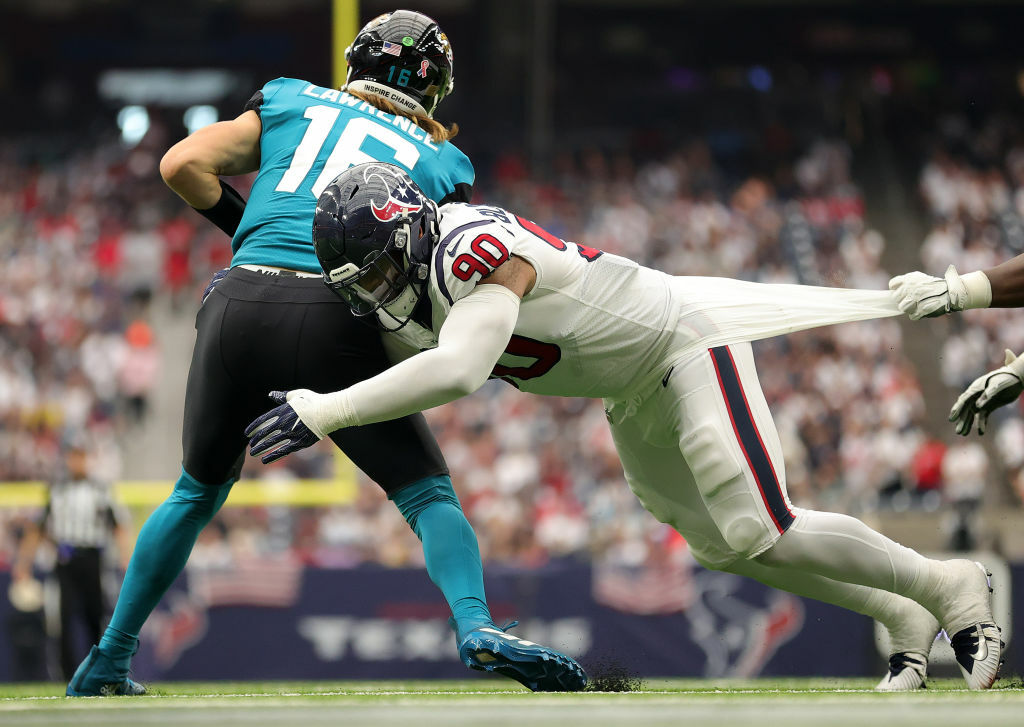 <p><b><i>Jaguars 20<br />
Texans 37</i></b></p>
<p>Look, I get that one game does not a career make &#8230; but if Trevor Lawrence is indeed a generational talent, he shouldn&#8217;t throw three picks and get thoroughly outplayed by a journeyman QB against a bad Houston defense, no matter how bad the Jags&#8217; supporting cast is. This could be a much longer season than expected in Jacksonville.</p>
