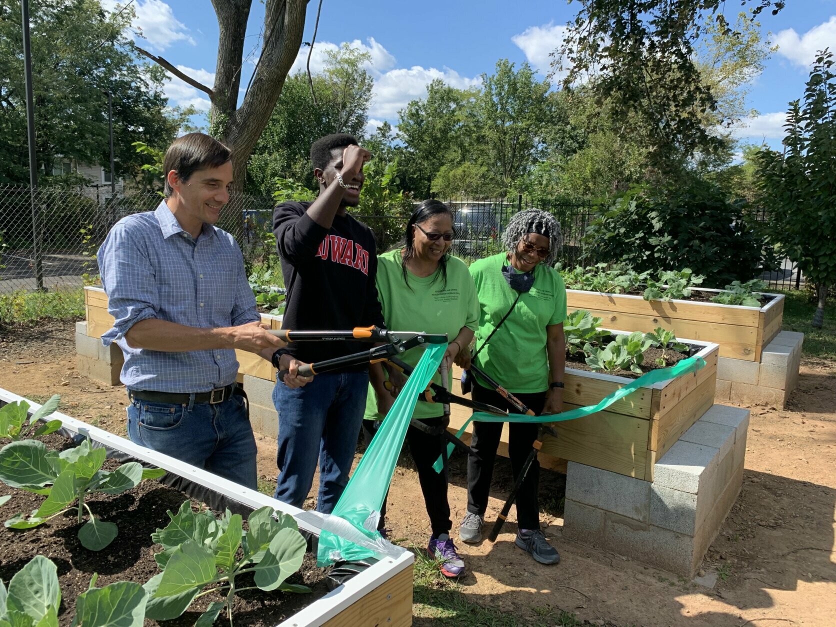 A community comes together to expand an important DC urban garden