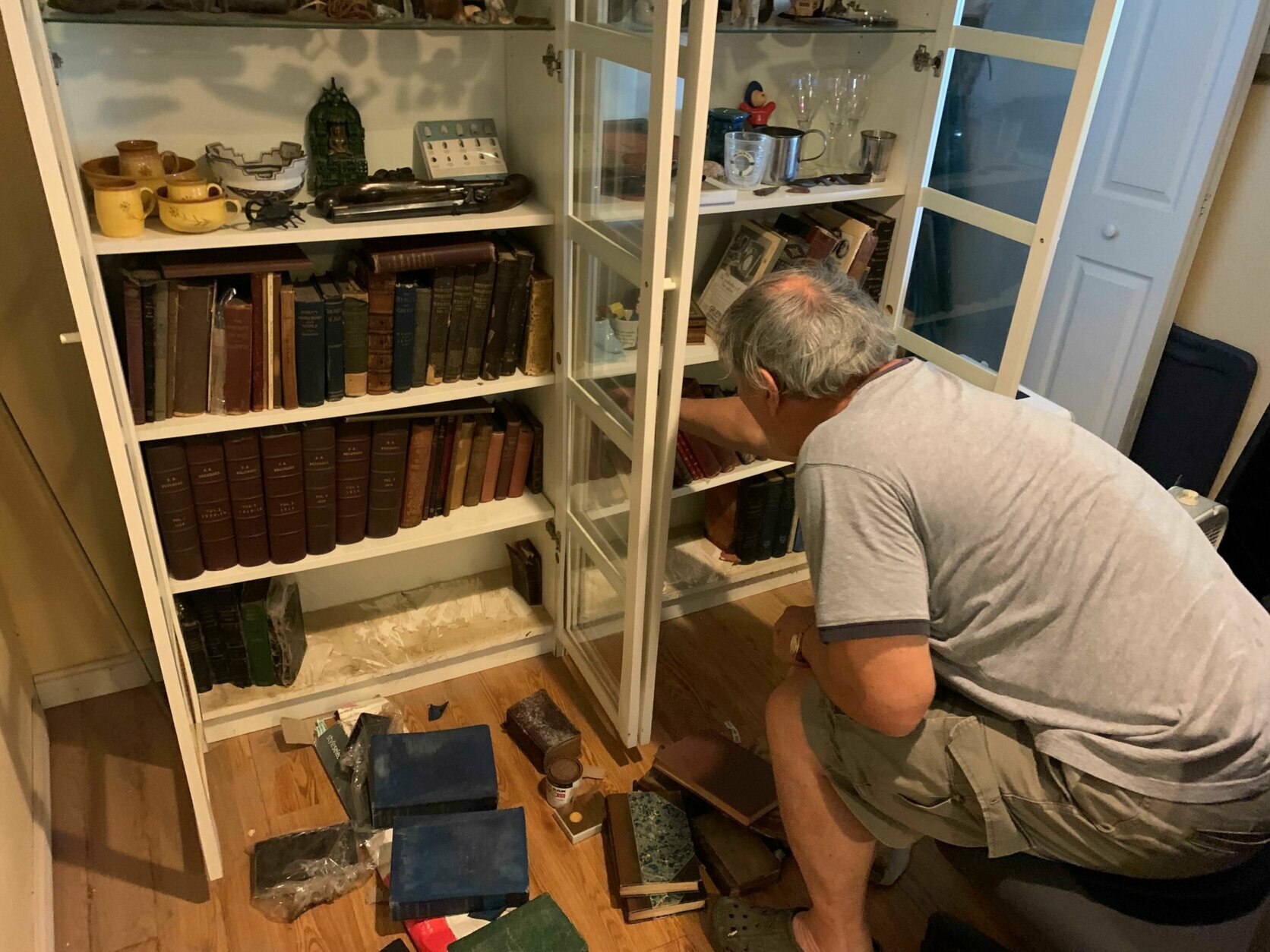 Rockville home with historical collection flooded.