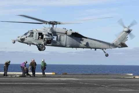US Navy IDs 5 killed in helicopter crash off California