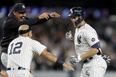 Stanton’s single in 11th lifts Yankees over Orioles 4-3