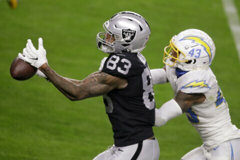 Waller went from Ravens practice squad to Raiders star