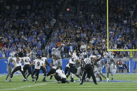 Tucker’s kick rescued Ravens after sloppy performance