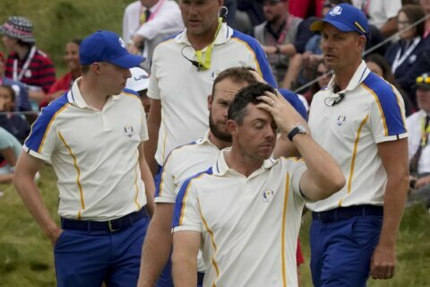 Tears fall, putts don’t: Europe overmatched at Ryder Cup