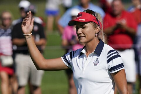 Reid and Maguire give Europe 9-7 lead at Solheim Cup