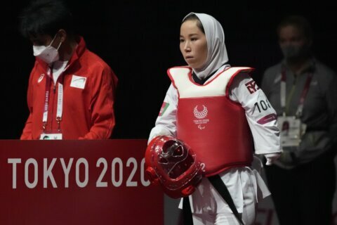 Afghan athlete Zakia Khudadadi gets her chance in taekwondo
