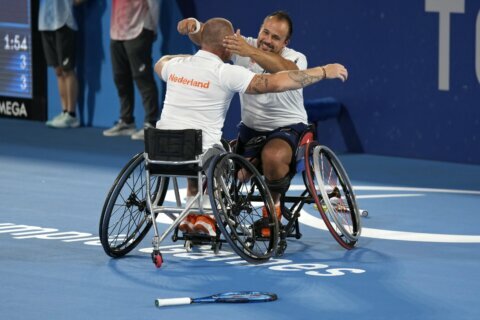 Dutch on course again in wheelchair tennis at Paralympics