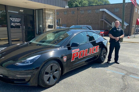 A West Virginia city is taking a Tesla patrol car for a test drive
