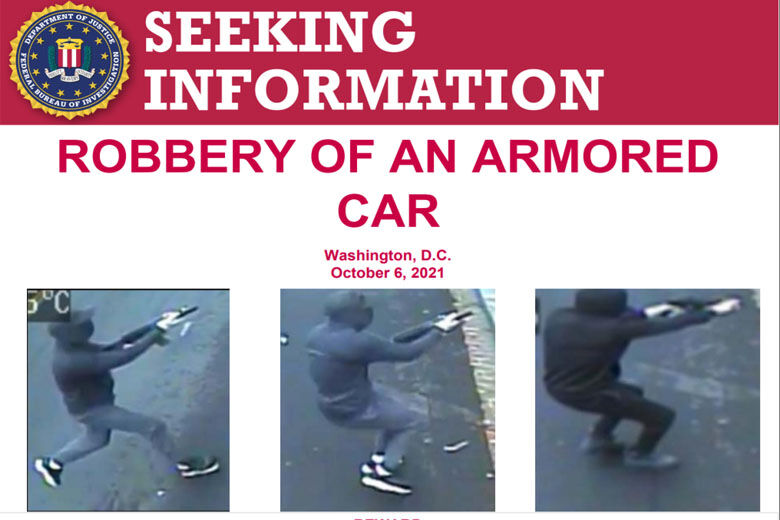 FBI, DC police offer reward for tips in armored car robbery WTOP News