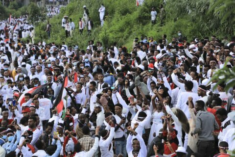 Ethiopia’s Oromo protest, demand freedom for jailed leaders