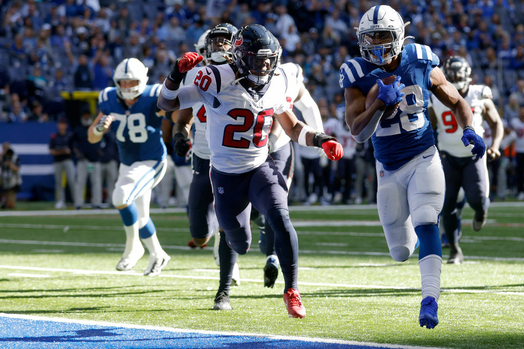 <p><b><i>Texans 3</i></b><br />
<b><i>Colts 31</i></b></p>
<p>I mean, good for Indy to finally get a break in the schedule and take advantage of hapless Houston but <a href="https://twitter.com/JimIrsay/status/1448050124035403779">ownership promising championships</a> is simply writing checks his football team can&#8217;t cash.</p>
