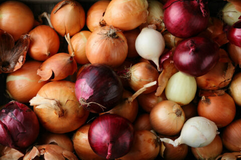 If you don’t know where your onions came from, throw them away to prevent salmonella, CDC says