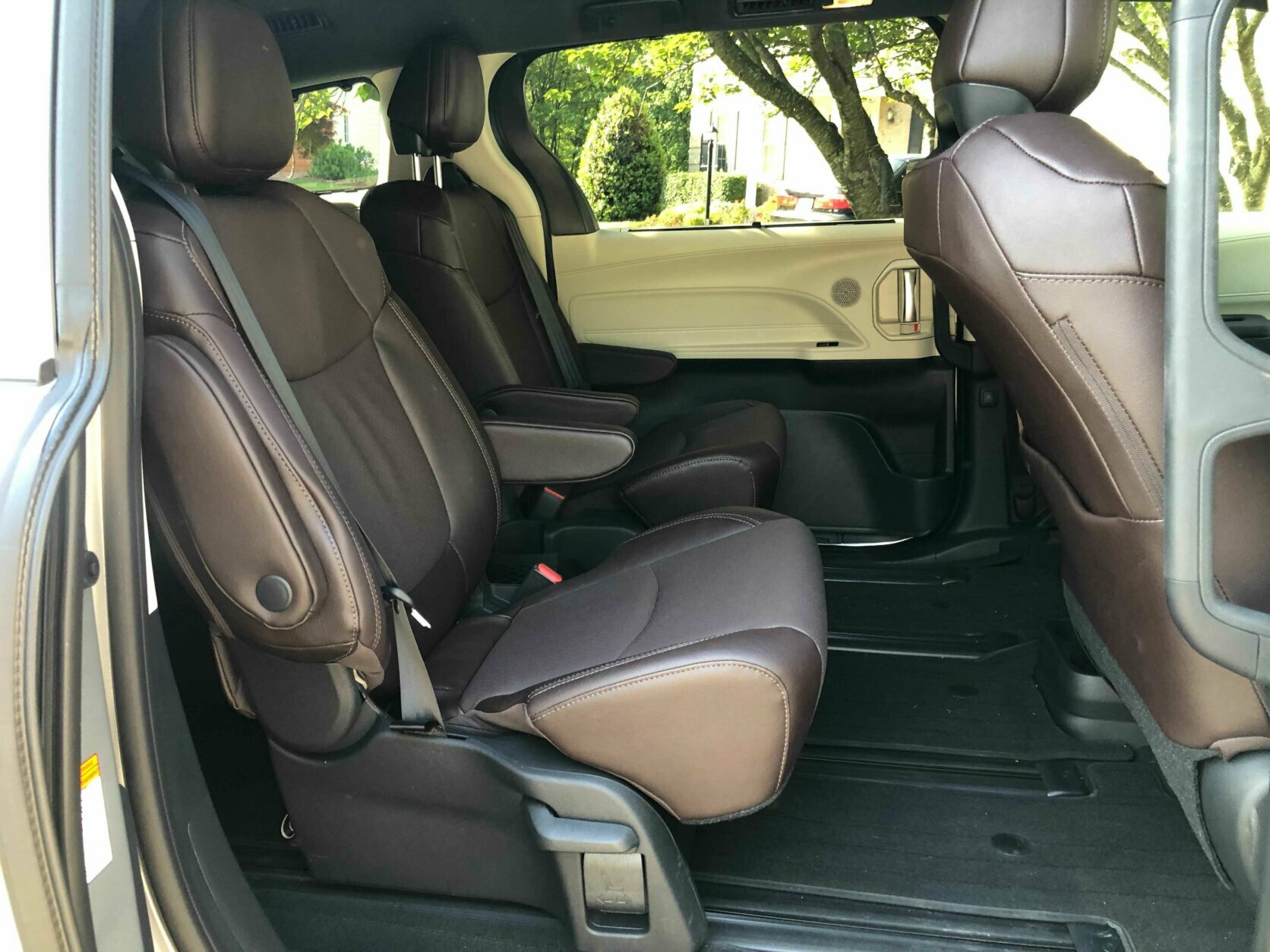 <p>The Platinum version is geared toward luxury with seating for just seven. You trade in that extra seat for a second row of captain’s chairs. The third row is spacious especially if you are moving from a smaller crossover.</p>
