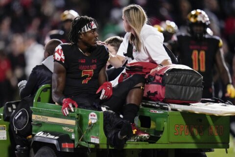 Maryland’s Demus out for the season with knee injury