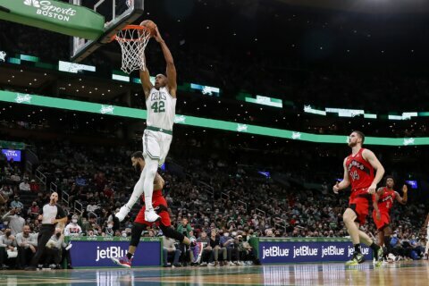 Tatum scores 20 points, Celtics beat Raptors 113-111