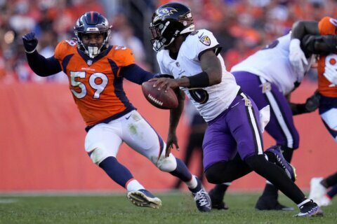 Ravens can set 100-yard rushing mark against Colts