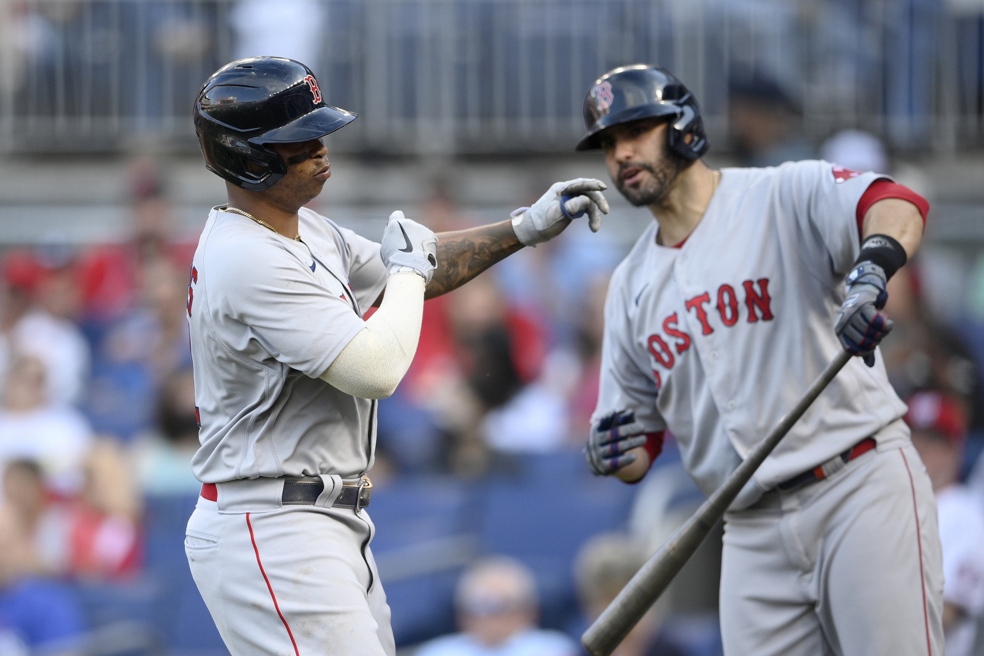 J.D. Martinez shared an update on his ankle