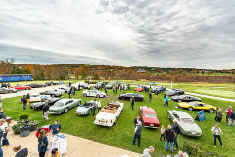 Auto show and road rally at Creighton Farms